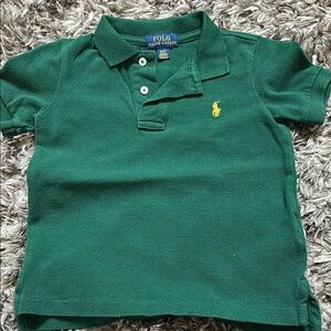 Polo by Ralph Lauren Kids Green Polo Shirt Toddler 3T